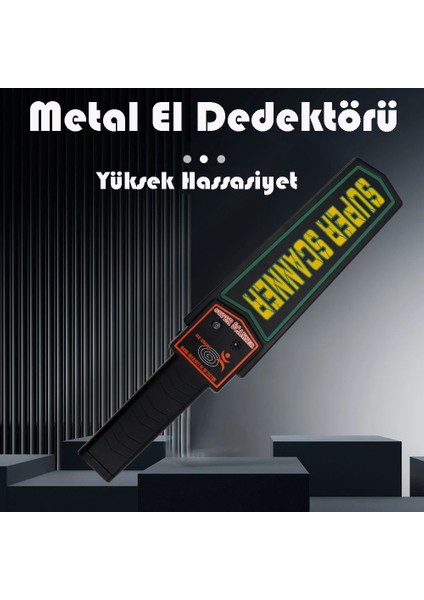 Scanner Metal Üst Arama El Dedektörü Güvenlik Havaalanı Okul modelleri