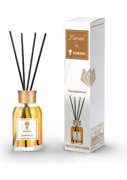 Farah Bambu Çubuklu Oda Kokusu 100 ml Sandalwood (Sandal Ağacı)