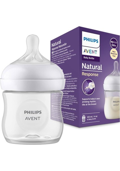 Philips Avent Natural Response Pp Biberon 0 AY+125ML SCY900/01