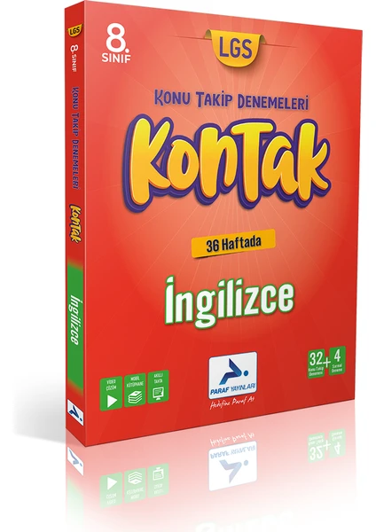 Paraf Yayınları 8. Sınıf İngilizce Konu Takip Denemeleri