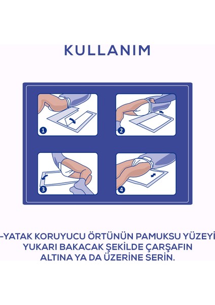 Yatak Koruyucu Örtü 60X90 30'lu