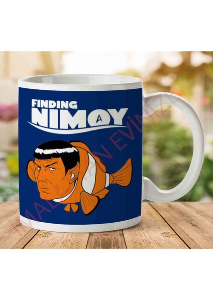 1-1391 Finding Nemo Star Trek Finding Nimoy Iki Tarafı Baskılı Kupa Bardak