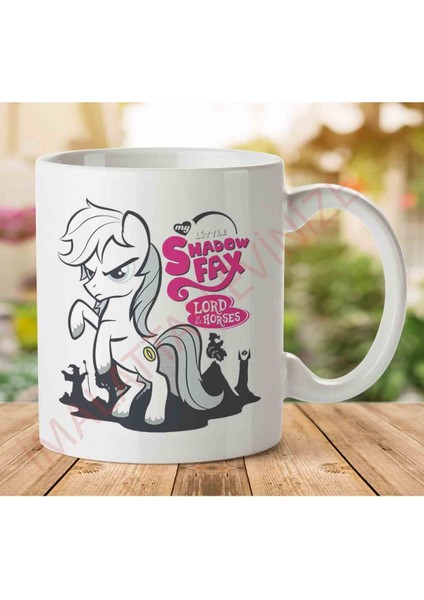 1-1529 Lord Of The Rings My Little Shadow Fax Iki Tarafı Baskılı Kupa Bardak