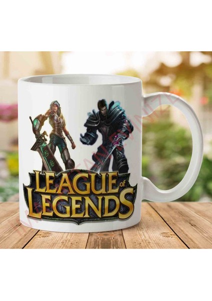 League-Of-Legends-Png-Picture Iki Tarafı Baskılı Kupa Bardak