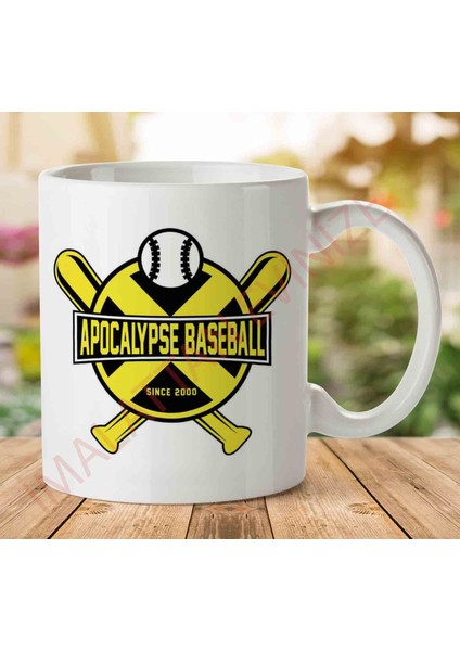 1-777 Apocalypse Baseball Xmen Iki Tarafı Baskılı Kupa Bardak