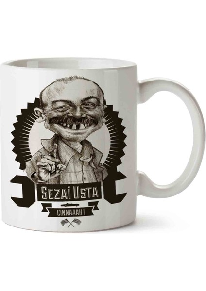 Kardeş Payı Sezai 2 Iki Tarafı Baskılı Kupa Bardak