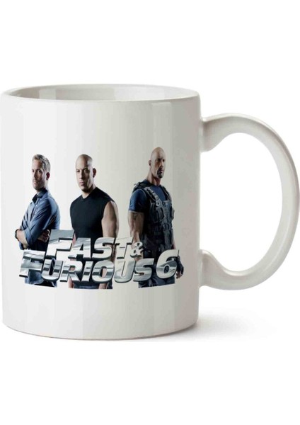 Hızlı ve Öfkeli Fast Furious Iki Tarafı Baskılı Kupa Bardak
