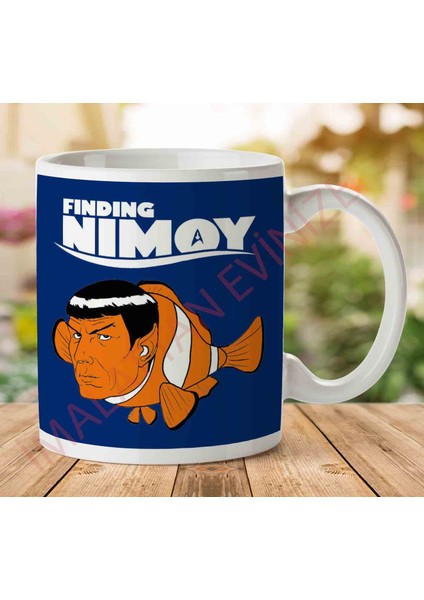 1-1815 Finding Nemo Star Trek Finding Nimoy Iki Tarafı Baskılı Kupa Bardak