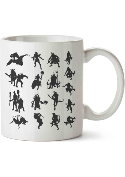 Dota 2 Iki Tarafı Baskılı Kupa Bardak