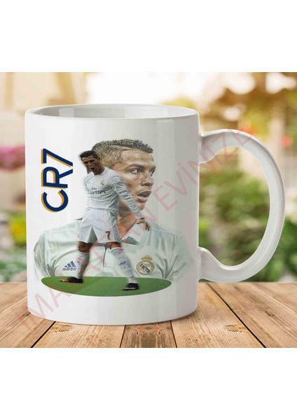 1-950 Cristiano Ronaldo Cr7 Iki Tarafı Baskılı Kupa Bardak