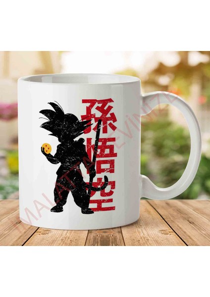 1-1783 Dragon Ball Get All Seven Iki Tarafı Baskılı Kupa Bardak