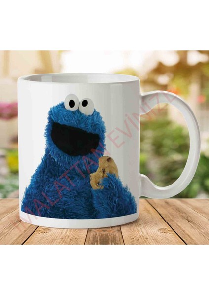 1-1100 Kurabiye Iki Tarafı Baskılı Kupa Bardak