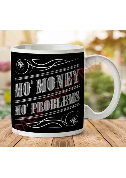 1-1574 Mo Money Mo Problems Notorious Bıg Biggie Smalls Iki Tarafı Baskılı Kupa Bardak