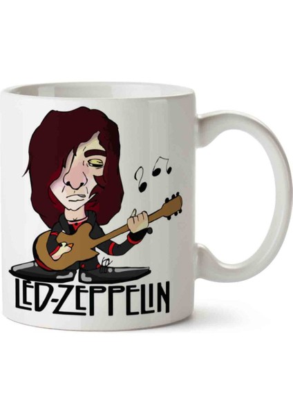 LED Zeppelin 3 Iki Tarafı Baskılı Kupa Bardak