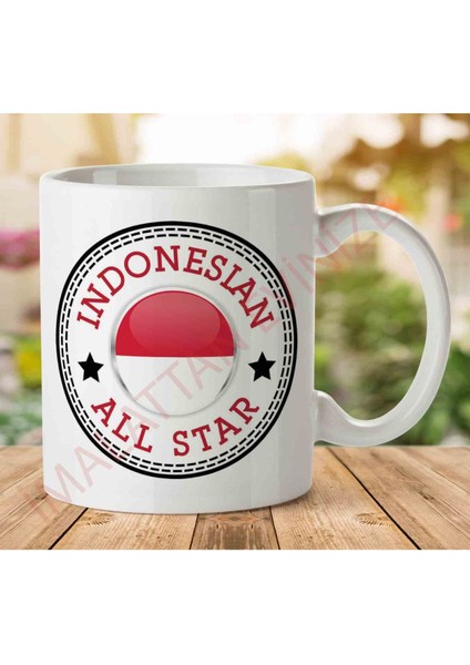 1-1331 Converse Indonesian All Star Iki Tarafı Baskılı Kupa Bardak