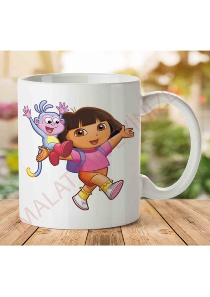 Cartoon-Png-Clipart Iki Tarafı Baskılı Kupa Bardak