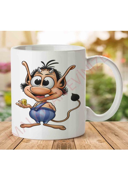 Hugo Iki Tarafı Baskılı Kupa Bardak