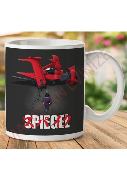 Spiegel Kovboy Bebop Akira Iki Tarafı Baskılı Kupa Bardak