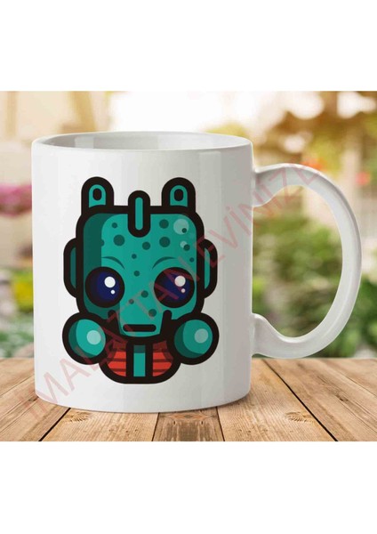 1-1959 Simpler Greedo Star Wars Iki Tarafı Baskılı Kupa Bardak