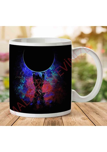 1-896 Genkida Art Spirit Bomb Dragon Ball Z Iki Tarafı Baskılı Kupa Bardak