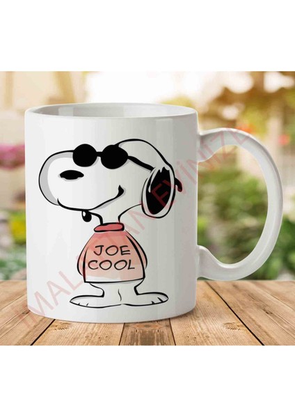 A2555 Snoopy Iki Tarafı Baskılı Kupa Bardak