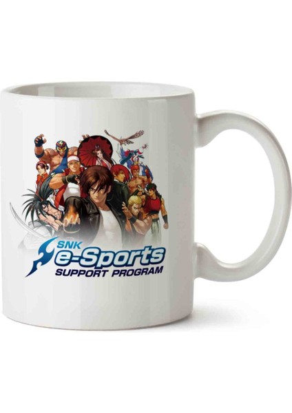 The King Of Fighters Iki Tarafı Baskılı Kupa Bardak