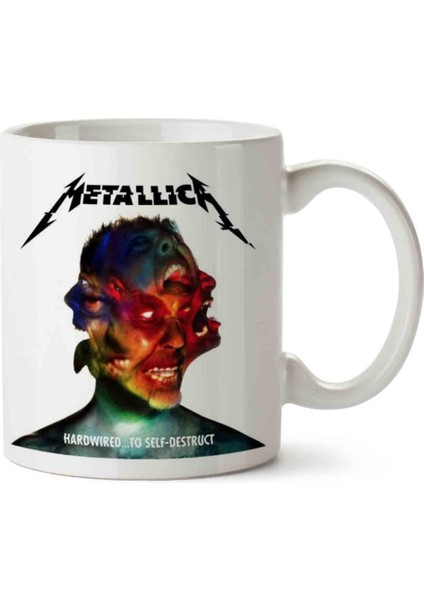 Metallica Hardwired Iki Tarafı Baskılı Kupa Bardak