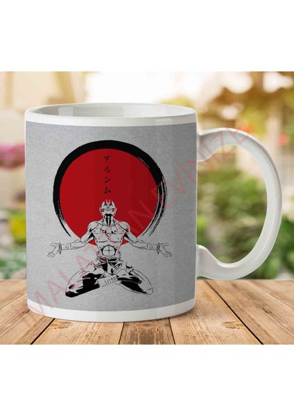 1-866 Dhalism Zen Street Fighter Iki Tarafı Baskılı Kupa Bardak