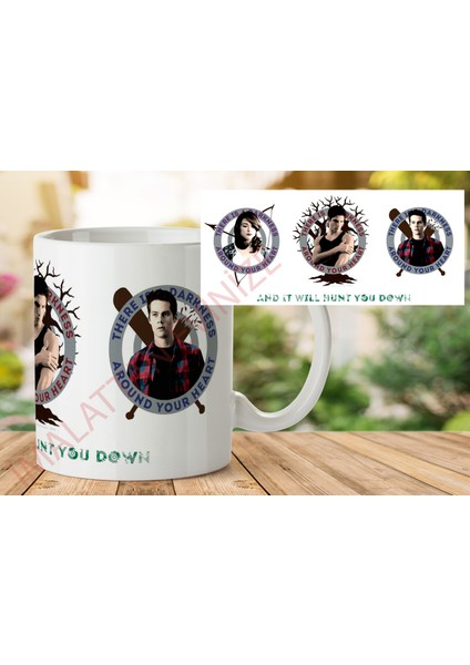 1-451 There Is Darkness Iki Tarafı Baskılı Kupa Bardak