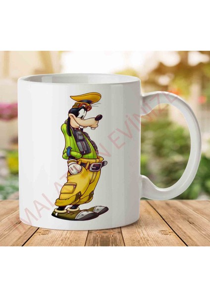 Goofy-Png-Clipart Iki Tarafı Baskılı Kupa Bardak