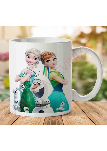 A2400 Frozen Iki Tarafı Baskılı Kupa Bardak