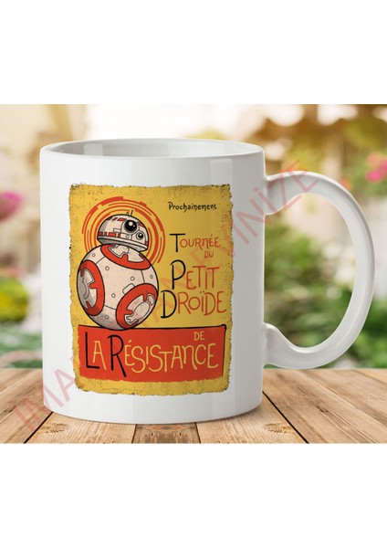 Küçük Prens Yıldız Savaşları Iki Tarafı Baskılı Kupa Bardak