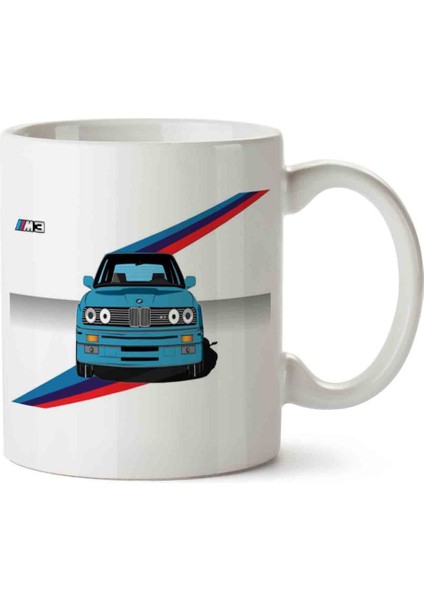 Bmw M3 2 Iki Tarafı Baskılı Kupa Bardak