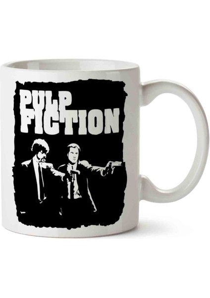 Pulp Fiction 4 Iki Tarafı Baskılı Kupa Bardak