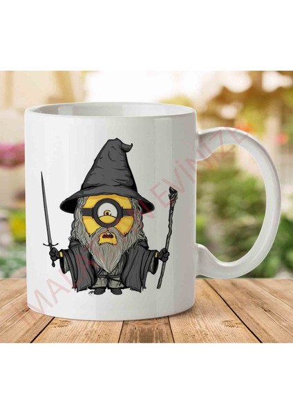 1-891 Gandalf Minion Lord Of The Rings Iki Tarafı Baskılı Kupa Bardak