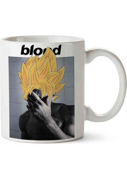 Super Saiyajin Blond Frank Ocean Iki Tarafı Baskılı Kupa Bardak