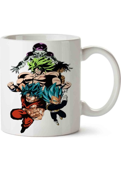 Broly Goku Iki Tarafı Baskılı Kupa Bardak