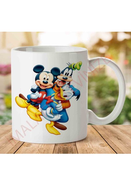 Goofy-High-Quality-Png Iki Tarafı Baskılı Kupa Bardak