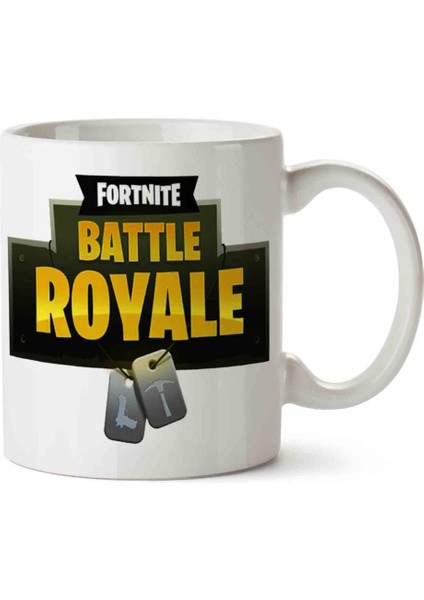Fortinite Battle Royale Iki Tarafı Baskılı Kupa Bardak