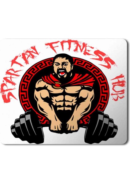 Spartans Gym Fitness 3 Baskılı Mouse Pad Mousepad