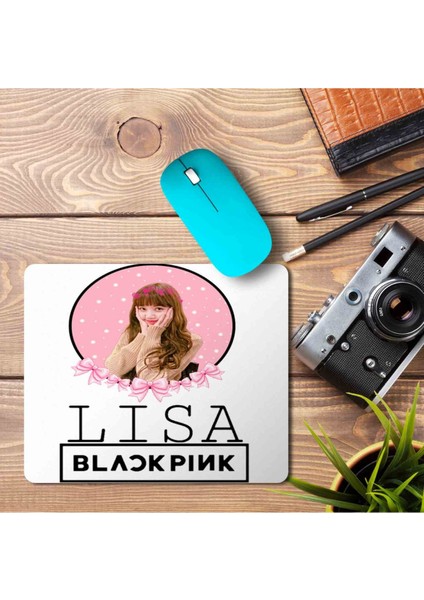 Black Pink Lisa Baskılı Mouse Pad Mousepad