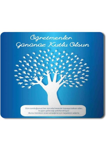 Öğretmenler Gününüz Kutlu Olsun Baskılı Mouse Pad Mousepad