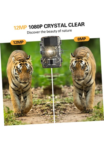 16MP 1080P Fotokapan Avcı Kamerası Su Geçirmez Gece Görüşlü Hareket Sensörlü fırsatları
