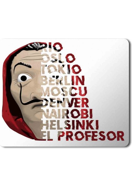 La Casa De Papel 4-4 Baskılı Mouse Pad Mousepad