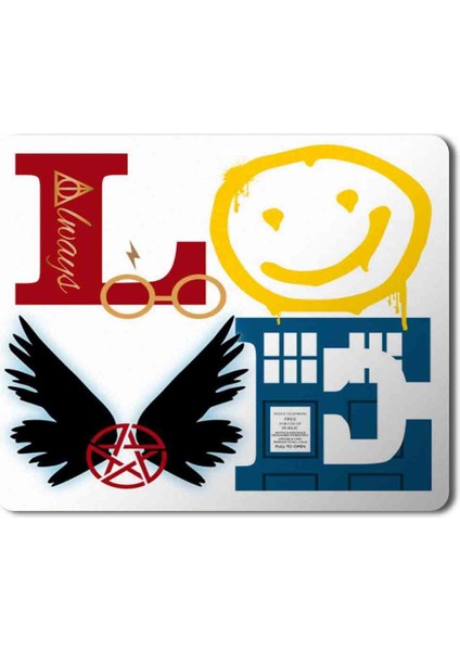 Love Doctor Who Baskılı Mouse Pad Mousepad