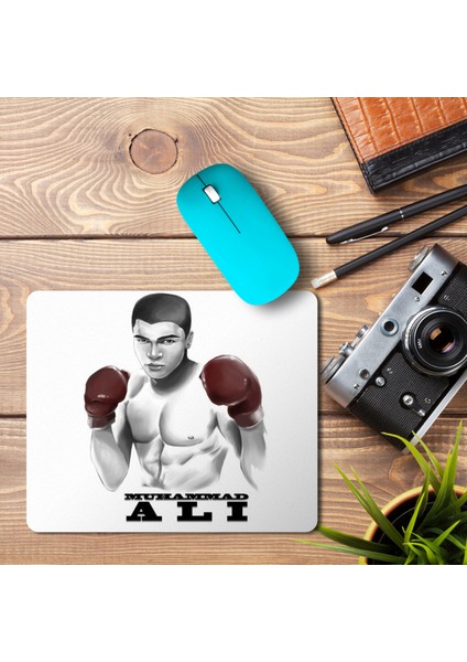 Muhammad Ali Iconic Pose 2+ Baskılı Mouse Pad Mousepad