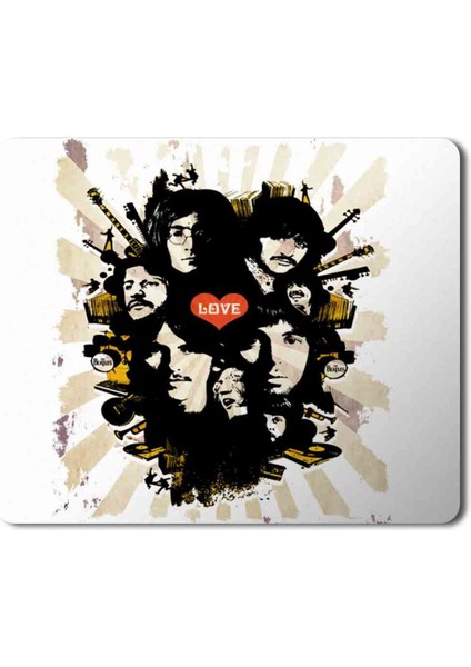 The Beatles (2) Baskılı Mouse Pad Mousepad