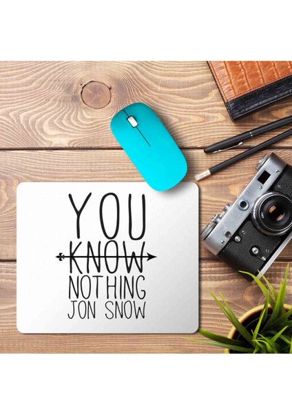 You Know Nothing Jon Snow Baskılı Mouse Pad Mousepad