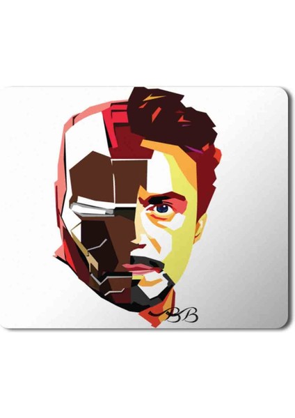 Tony Stark Iron Man Baskılı Mouse Pad Mousepad