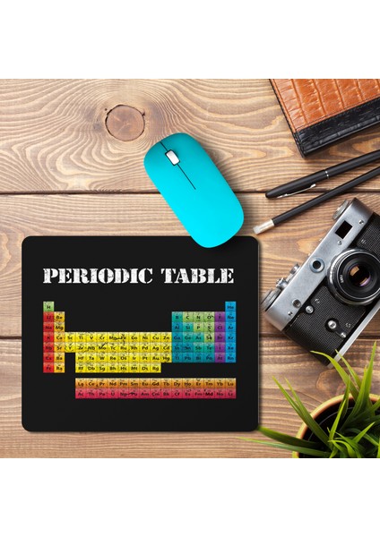 Vintage Periodic Table Baskılı Mouse Pad Mousepad